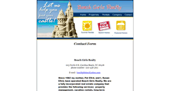 Desktop Screenshot of beachgirlsrealty.com